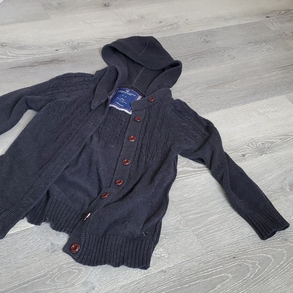 3/4 Sleeve Sweater Jacket